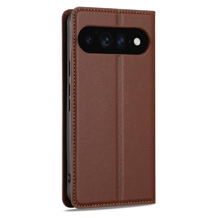 Bild 6, LC.IMEEKE LC.IMEEKE Google Pixel 11 Pro XL Fodral Flip Läder Brun