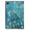  Samsung Galaxy Tab A8 10.5 (2021) Fodral Tri-Fold Peach Blossom