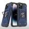  iPhone 14 Pro Skal Shockproof Hybrid Ring Blå