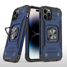  iPhone 14 Pro Skal Shockproof Hybrid Ring Bl&aring;