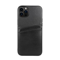 Buffalo Buffalo iPhone 14 Plus Skal L&auml;der Med 2 Kortfack Svart