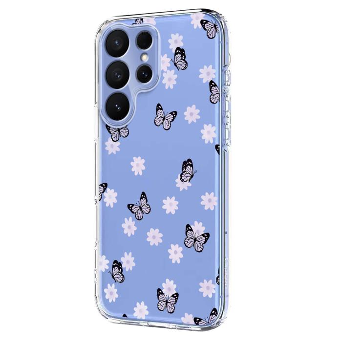 Bild 2,  Samsung Galaxy S26 Ultra Skal Med Tryck Fjärilar / Blommor