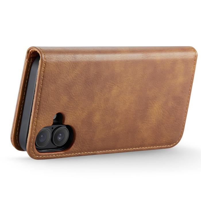 Bild 4, DG.MING DG.MING iPhone 16 Fodral 2in1 Magnet Brun