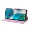  Motorola Moto G52/G82 Fodral Blommigt Tryck Ljus Lila