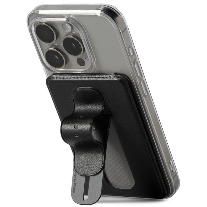 Bild 3, Ringke Ringke Magnetisk MagSafe Korthållare Wallet Slide Grip Svart
