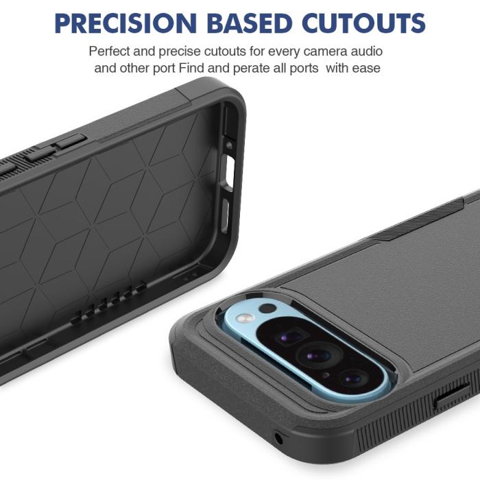 Bild 4,  Google Pixel 9/9 Pro Skal Xtreme Shockproof Hybrid Svart