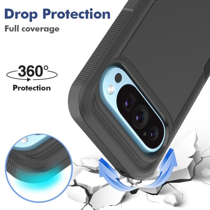 Bild 5,  Google Pixel 9/9 Pro Skal Xtreme Shockproof Hybrid Svart