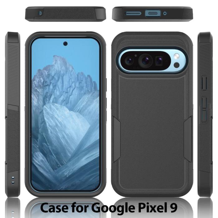 Bild 6,  Google Pixel 9/9 Pro Skal Xtreme Shockproof Hybrid Svart