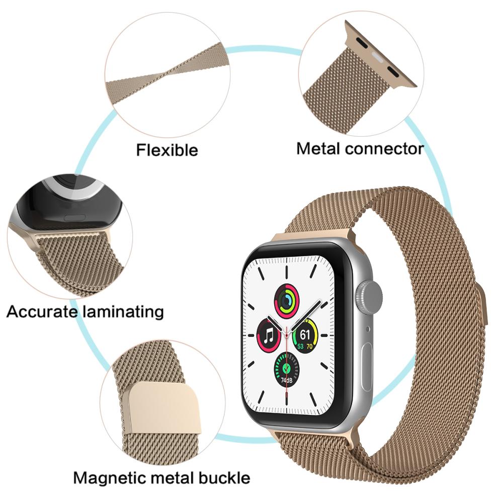 ColorPop ColorPop Milanese Loop Metall Armband Apple Watch 42/44/45/46/49 mm
