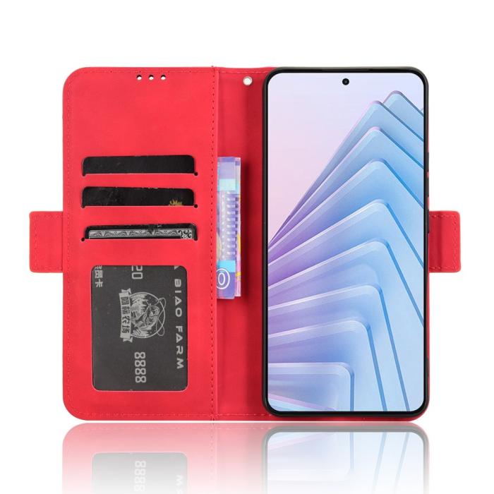 Bild 3,  Xiaomi Redmi Note 14 4G Fodral Med Avtagbart Kortfack Röd