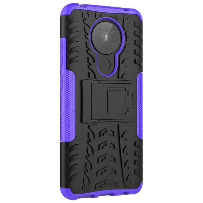 Bild 5,  Nokia 5.3 - Ultimata Stöttåliga Skalet med Stöd - Lila