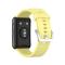  Silikon Armband För Huawei Watch Fit - Gul