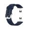  Silikon Armband För Huawei Watch Fit - Mörk Blå