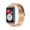  Lyxigt Metallarmband För Huawei Watch Fit - Roséguld