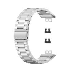  Lyxigt Metallarmband F&ouml;r Huawei Watch Fit - Silver