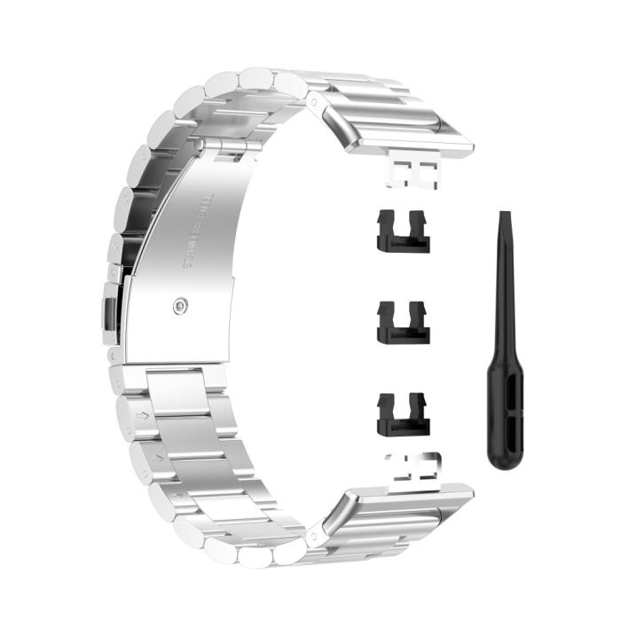 Bild 4,  Lyxigt Metallarmband För Huawei Watch Fit - Silver