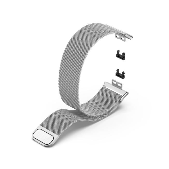 Bild 5,  Milanese Loop Metall Armband Huawei Watch Fit - Silver