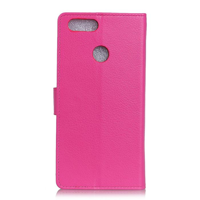 Bild 3,  Huawei Honor View 20 - Litchi Plånboksfodral - Rosa