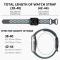 ColorPop Sportarmband Dual-Color Apple Watch 42/44/45/46/49 mm (S/M) Grå/Teal