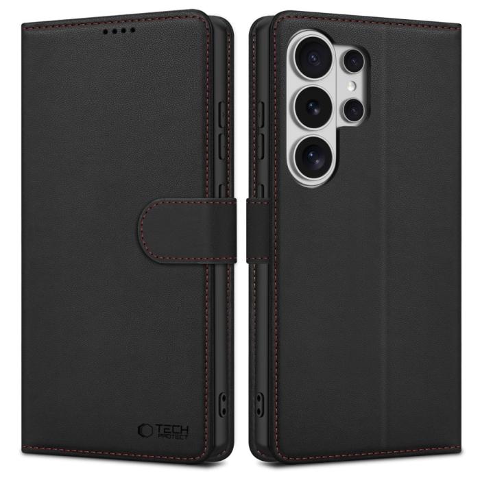 Bild 2, Tech-Protect Tech-Protect Galaxy S26 Ultra Fodral Läder Svart / Röd