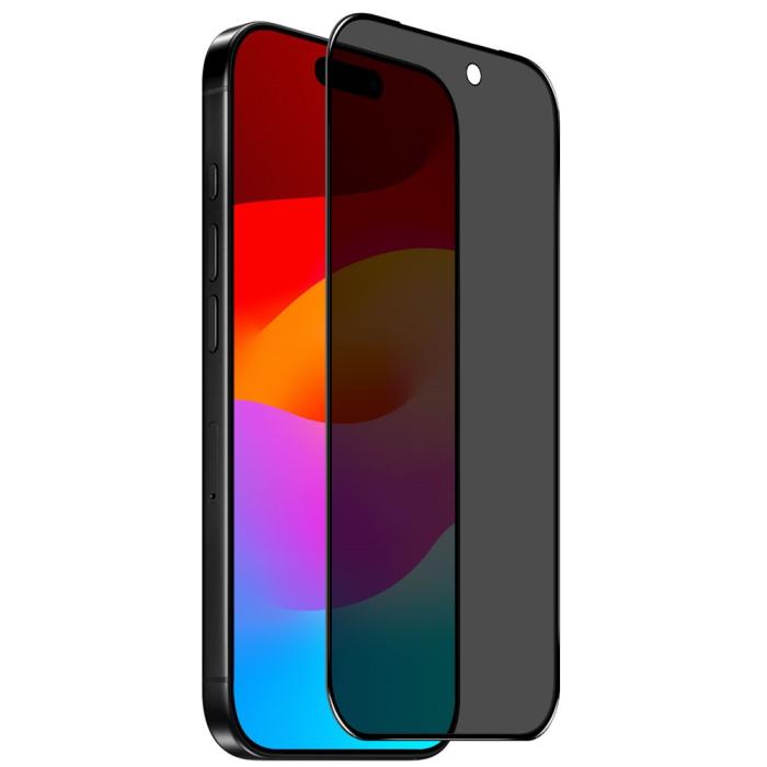 Bild 2, NORTHJO NORTHJO iPhone 18 Pro Max Skärmskydd Privacy Härdat Glas