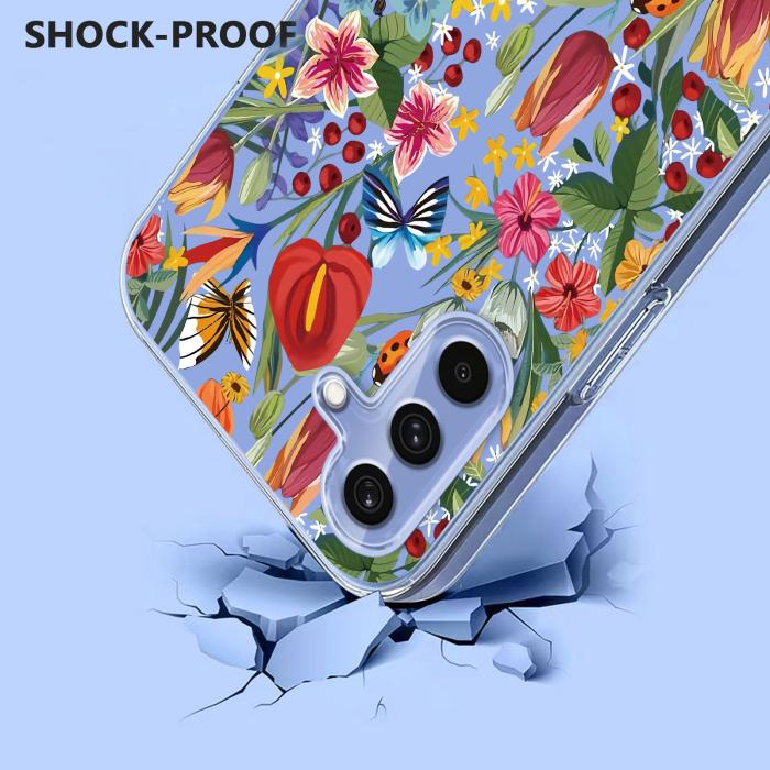 Bild 2,  Samsung Galaxy A27 5G Skal TPU Blommor
