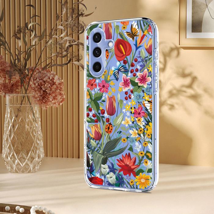 Bild 4,  Samsung Galaxy A27 5G Skal TPU Blommor