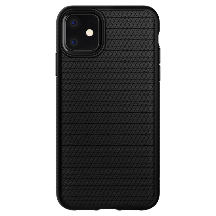 Bild 2, Spigen Spigen iPhone 11 Skal Liquid Air Matt Svart