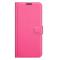  Nokia XR20 Fodral Litchi Läder Rosa