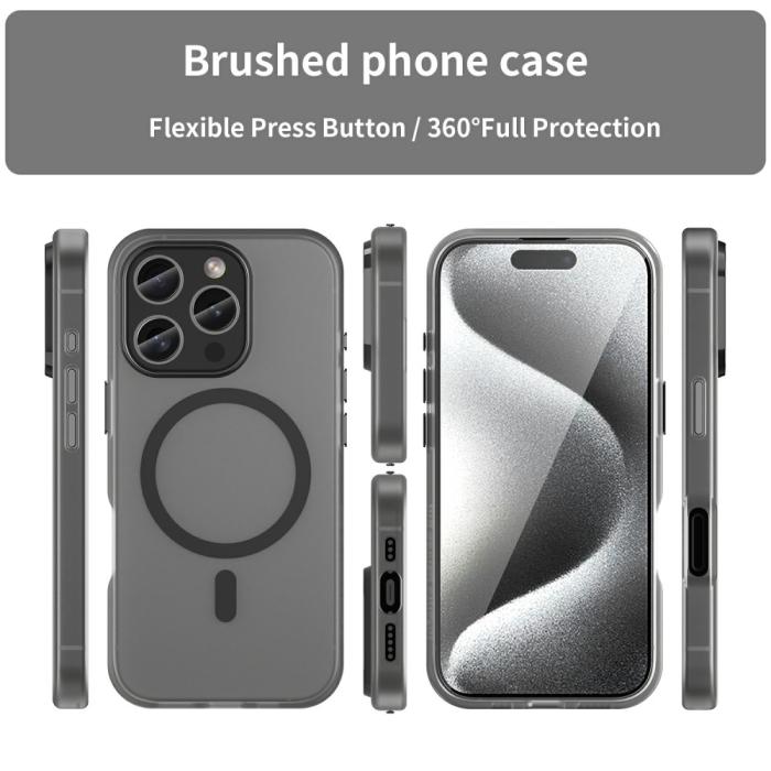 Bild 3,  iPhone 16 Pro Skal MagSafe Slim Matt Svart