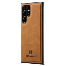 DG.MING DG.MING Samsung Galaxy S25 Ultra Skal L&auml;derbelagt Brun
