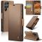 CASEME CASEME Galaxy S25 Ultra Fodral RFID Slim Läder Brun