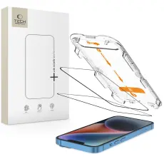 Tech-Protect T-P iPhone 17e/16e/14/13/13 Pro 2-PACK Sk&auml;rmskydd QuickSet+