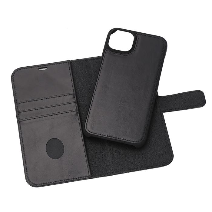Bild 6, Radicover Radicover iPhone 14 Plus Mobilfodral 2in1 Äkta Läder Svart