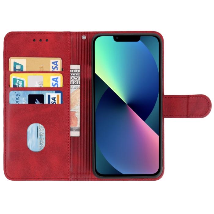 Bild 3,  iPhone 14 Fodral Läder Röd