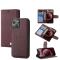  iPhone 14 2in1 Litchi Magnet Fodral / Skal Lila