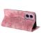  Motorola Moto G04 4G/G24 4G Fodral Filp Mandala Roséguld