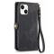  iPhone 15 Plus Fodral Geometri Med Snodd Svart