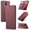 CASEME CASEME iPhone 16 Pro Max Fodral Flip Retro Läder Röd