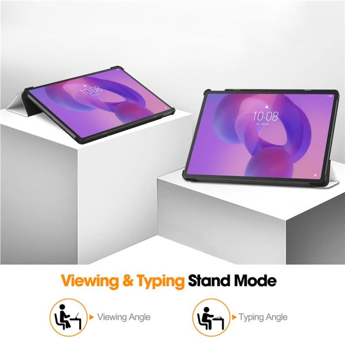Bild 5,  Lenovo Idea Tab Pro Fodral Tri-Fold Katt