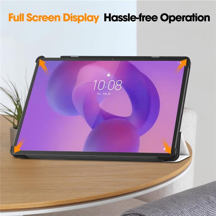 Bild 6,  Lenovo Idea Tab Pro Fodral Tri-Fold Katt