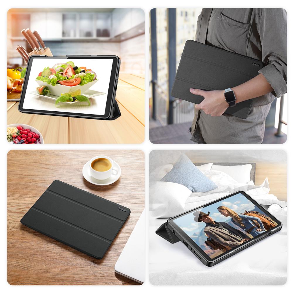DUX DUCIS DUX DUCIS Galaxy Tab A11 / A9 Fodral DOMO Tri-Fold Svart