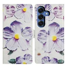  Samsung Galaxy S26 Fodral Med Tryck Lila Blommor