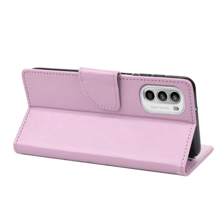 Bild 6,  Motorola Moto G52/G82 Fodral Blommigt Tryck Ljus Lila