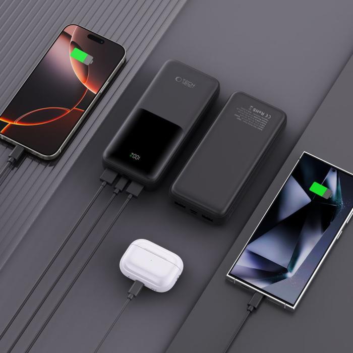 Bild 6, Tech-Protect Tech-Protect 20000 mAh 22.5W Powerbank Svart