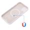  iPhone 15 Pro Max Skal MagSafe Silikon Vit