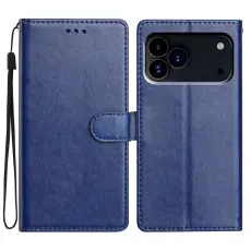  iPhone 17 Pro Max Fodral L&auml;der Bl&aring;