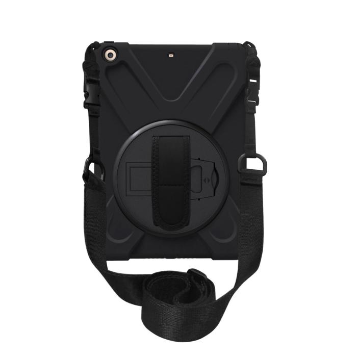 Bild 3,  iPad 9.7 2017/2018 Skal 360 X-Shape Shockproof Hybrid Svart