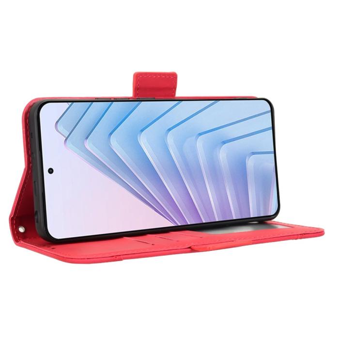 Bild 4,  Xiaomi Redmi Note 14 4G Fodral Med Avtagbart Kortfack Röd