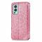  OnePlus Nord 2 5G - Mandala Tryckt Läder Fodral - Rosa